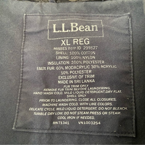 LL Bean Lined Utility Jacket Women’s XL Hood Thinsulate Outdoor Gorpcore Chore - Picture 9 of 15